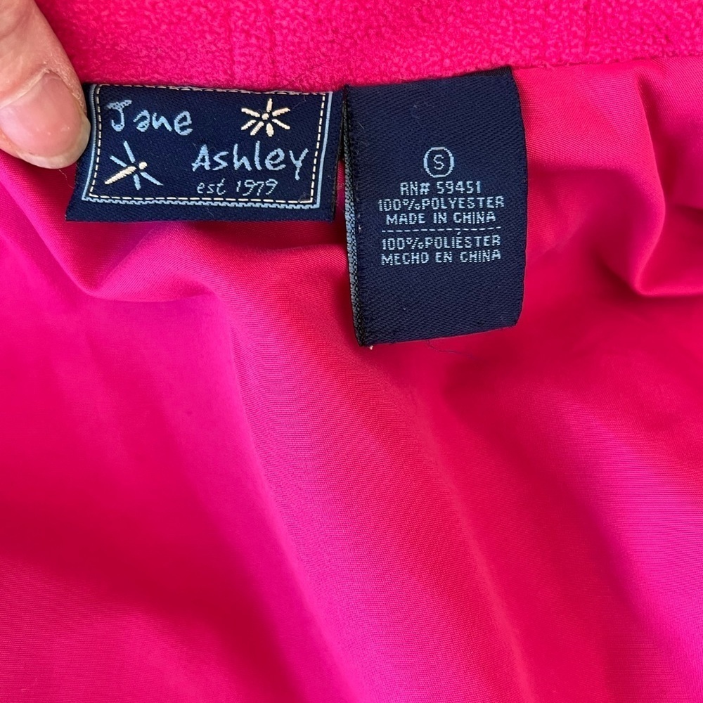 Jane Ashley - Womens Pink Zip Up Sweater Sz SM - Picture 8 of 8